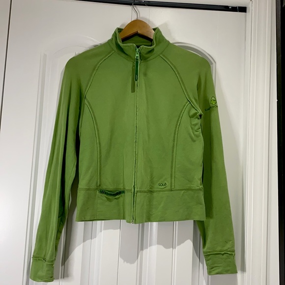 Lime Green Lole Running Jacket - Picture 1 of 2